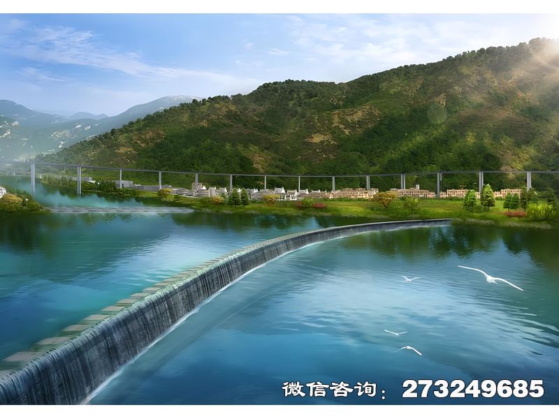 河道景观液压坝